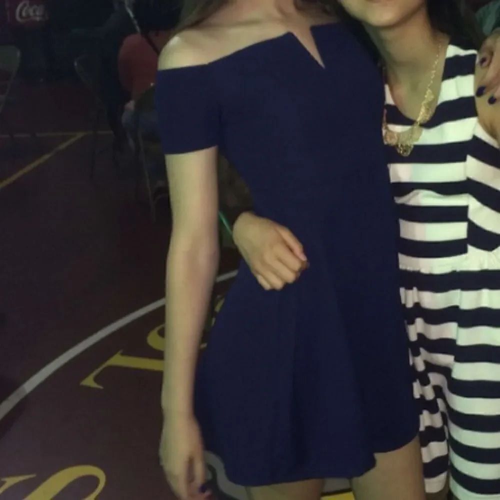 Charlotte Russe Navy Blue Dress